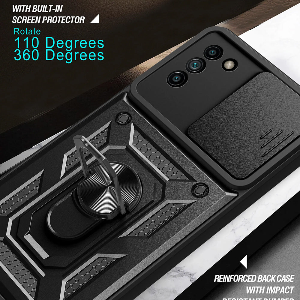 Husa pentru Nokia G21 / G11, Techsuit, CamShield, Neagra
