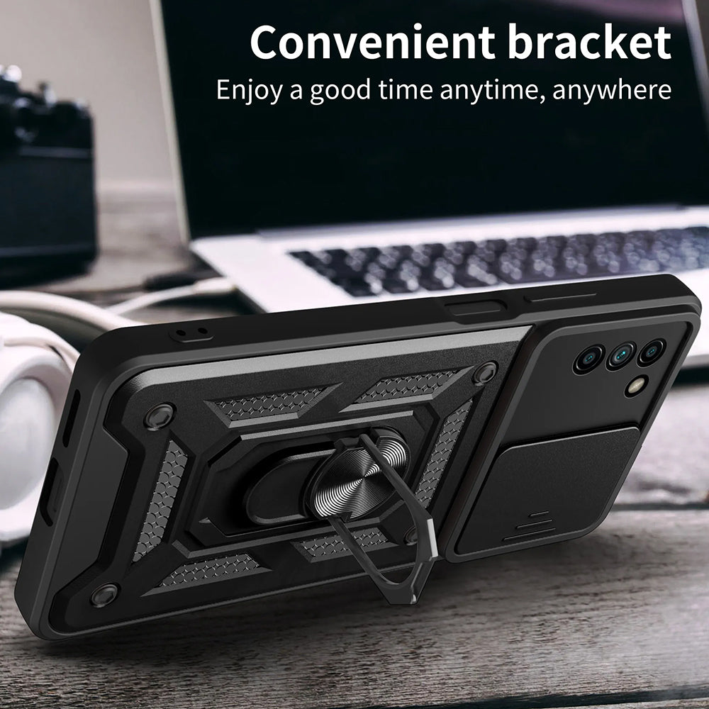Husa pentru Nokia G21 / G11, Techsuit, CamShield, Neagra