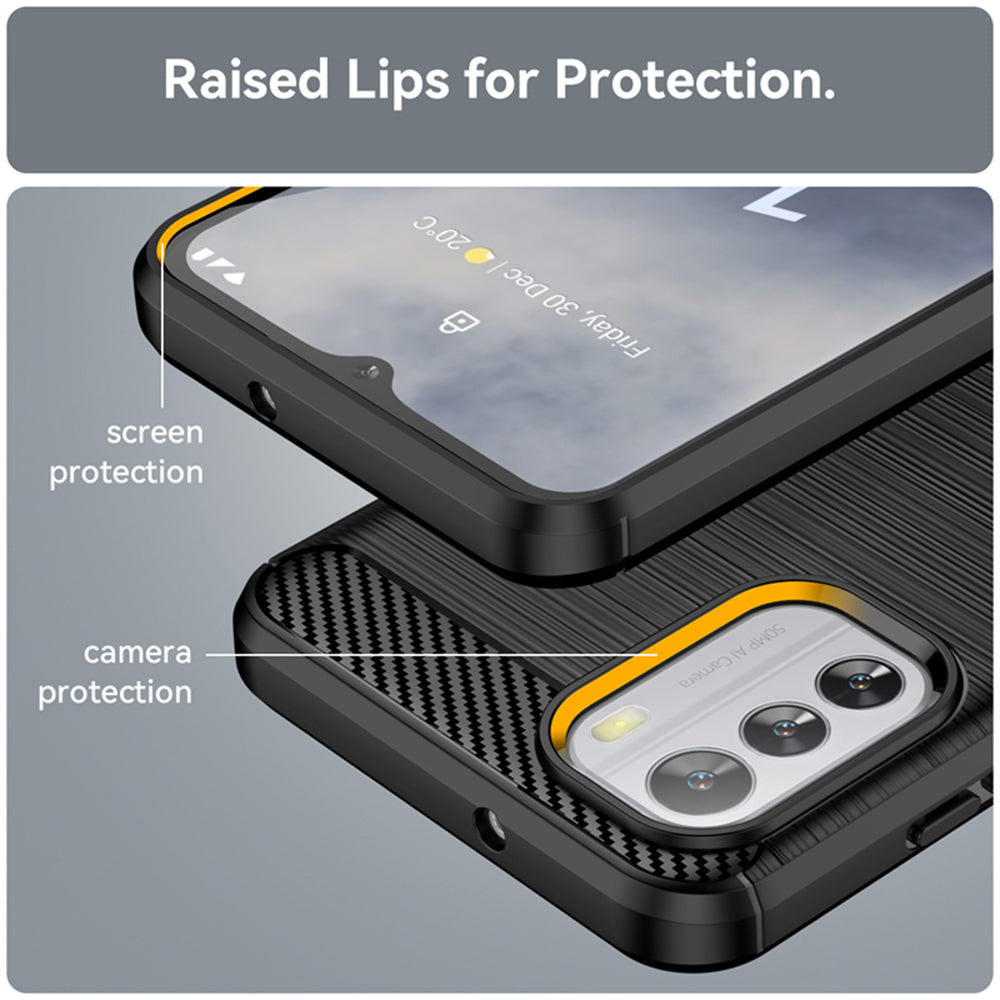 Husa pentru Nokia G42, Techsuit, Carbon, Neagra