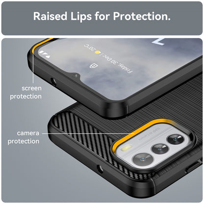 Husa pentru Nokia G42, Techsuit, Carbon, Neagra