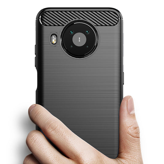 Husa pentru Nokia X10 / X20, Techsuit, Carbon, Neagra