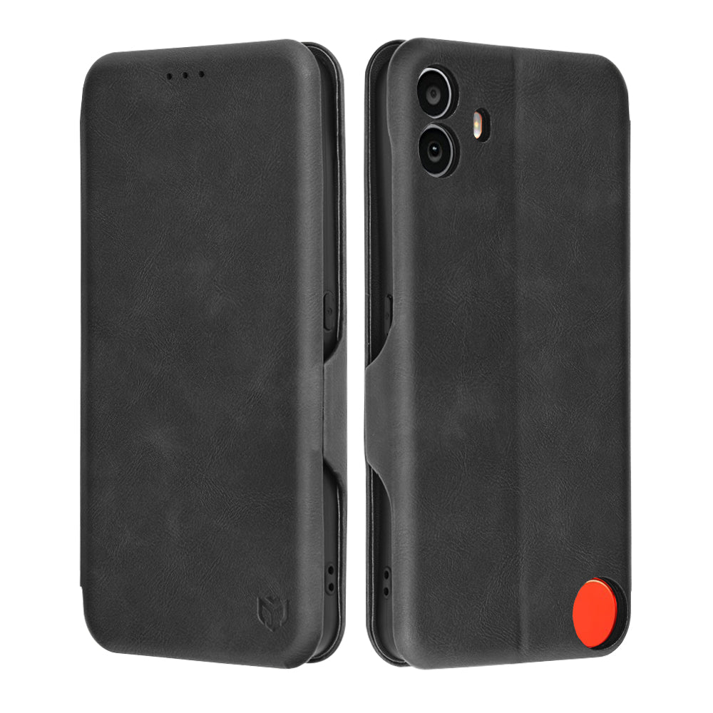 Husa pentru Nothing CMF Phone 1, Techsuit, Safe Wallet Plus, Neagra