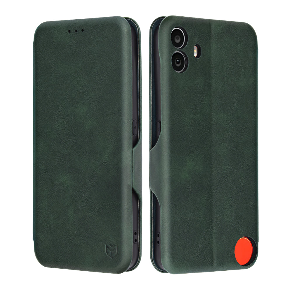 Husa pentru Nothing CMF Phone 1, Techsuit, Safe Wallet Plus, Verde