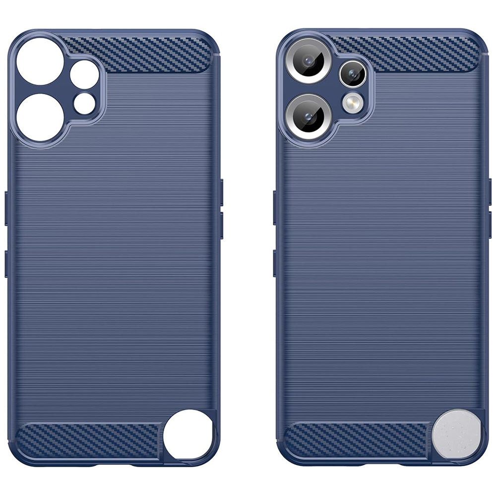 Husa pentru Nothing CMF Phone 2 Pro, Techsuit, Carbon, Albastra