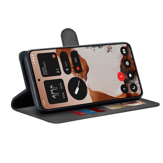Husa pentru Nothing CMF Phone 2 Pro, Techsuit, Diary Book, Neagra
