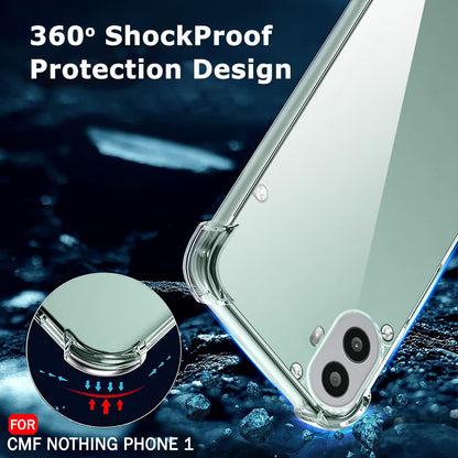 Husa pentru Nothing CMF Phone 2 Pro, Techsuit, Shockproof Clear, Transparenta