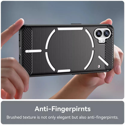 Husa pentru Nothing Phone (1), Techsuit, Carbon, Neagra
