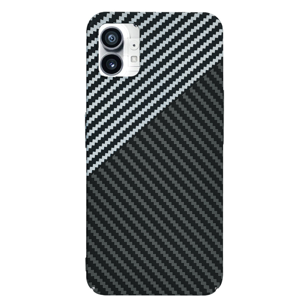 Husa pentru Nothing Phone (1), Techsuit, Carbonite FiberShell, Neagra Gri