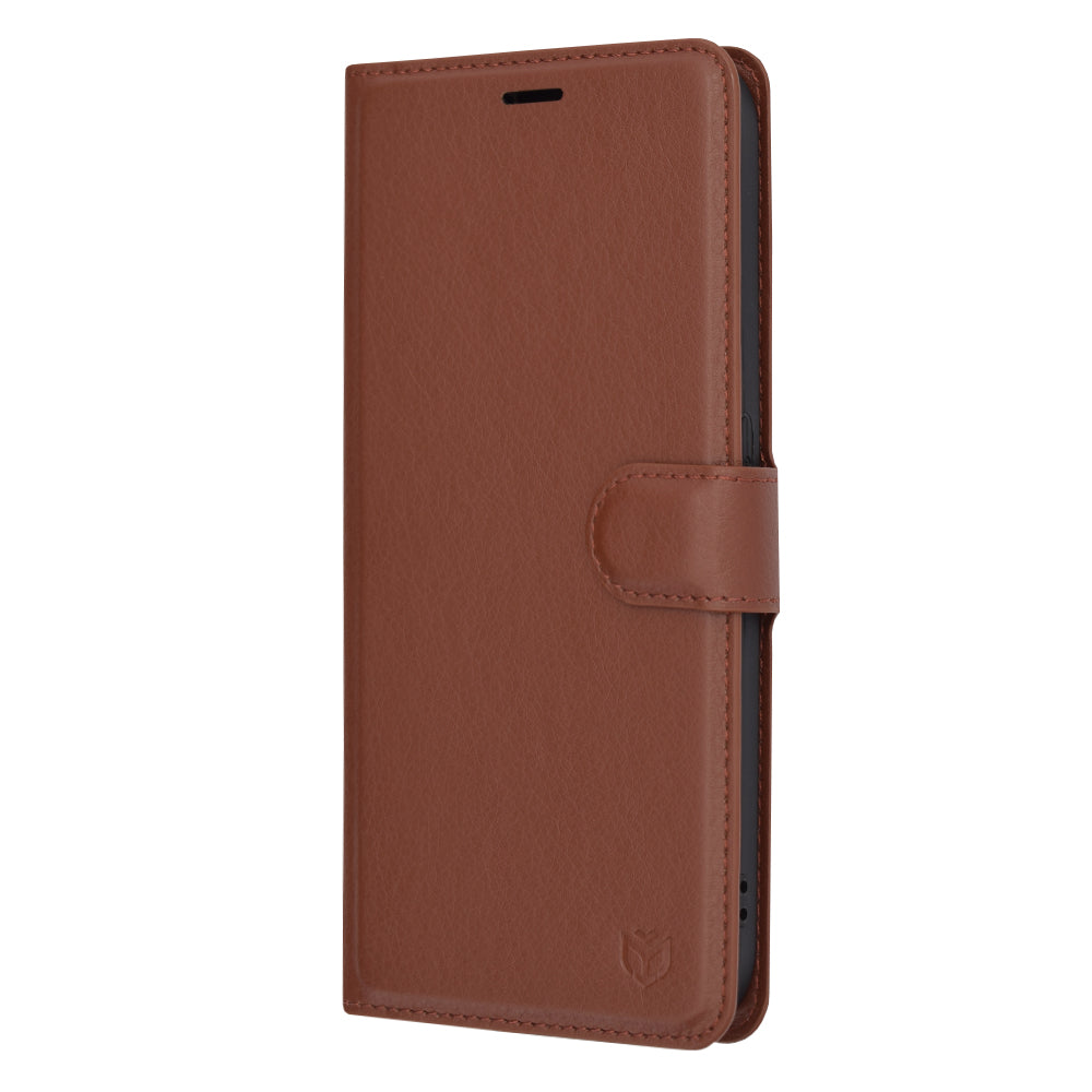 Husa pentru Nothing Phone (2a) Plus / Phone (2a), Techsuit, Leather Folio, Maro