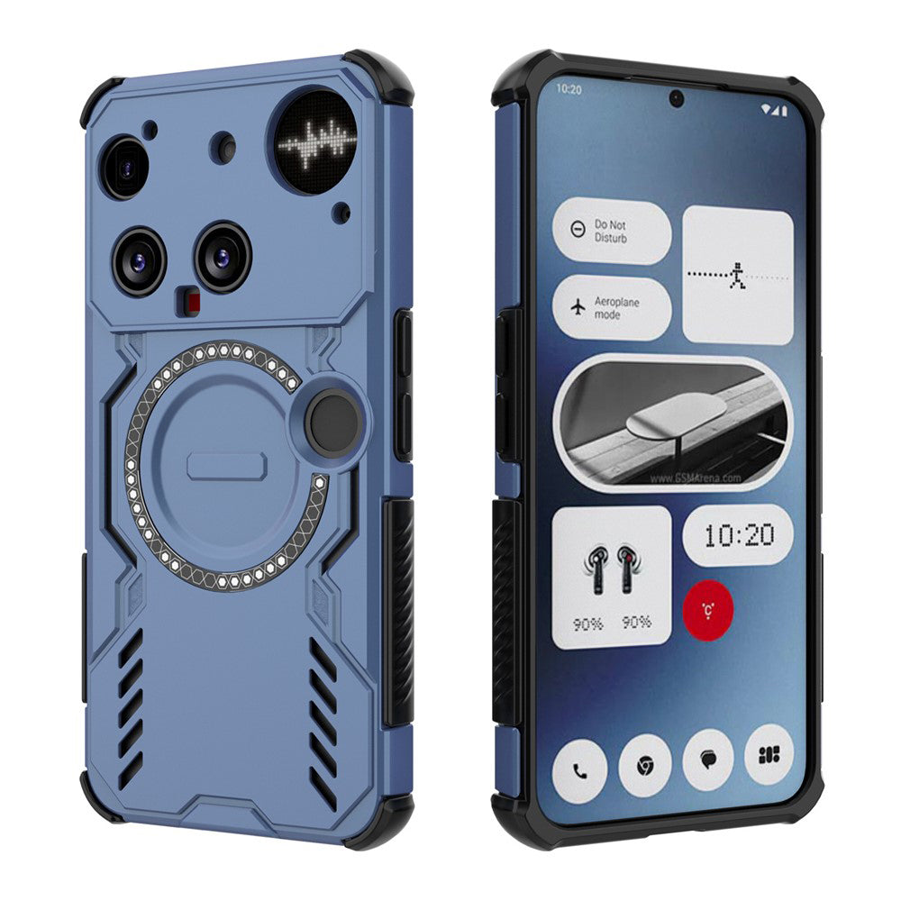Husa MagSafe pentru Nothing Phone (3), Techsuit, ArmorMag, Albastra