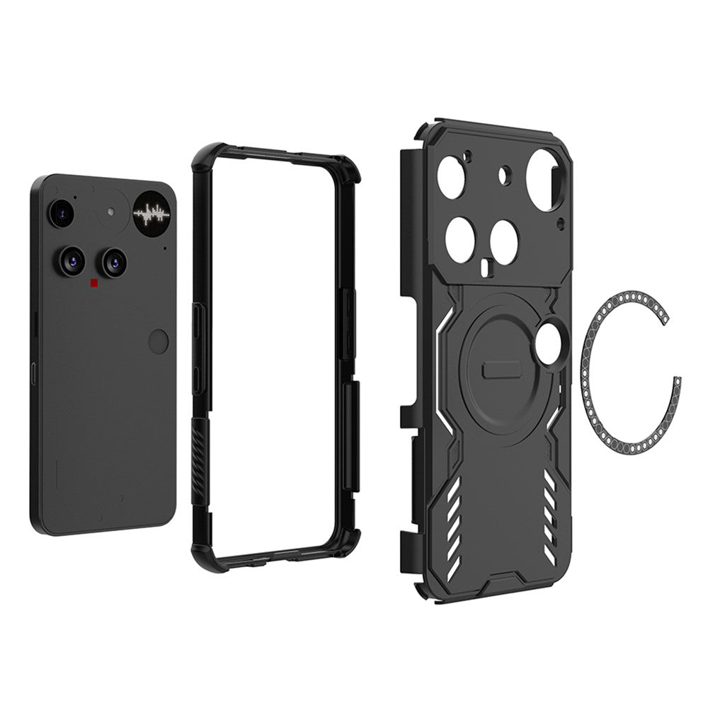 Husa MagSafe pentru Nothing Phone (3), Techsuit, ArmorMag, Albastra