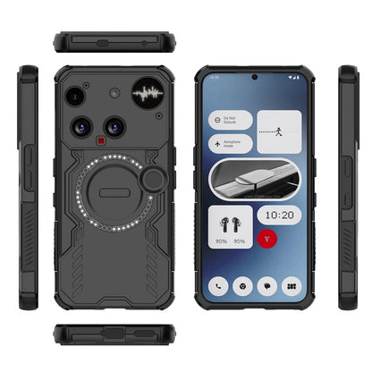 Husa MagSafe pentru Nothing Phone (3), Techsuit, ArmorMag, Neagra