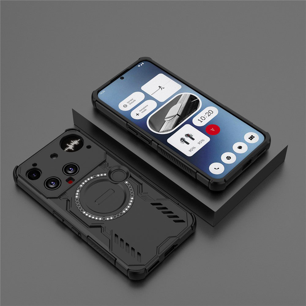 Husa MagSafe pentru Nothing Phone (3), Techsuit, ArmorMag, Neagra