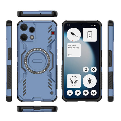 Husa pentru Nothing Phone (3a) Lite, Techsuit, ArmorMag, Albastra