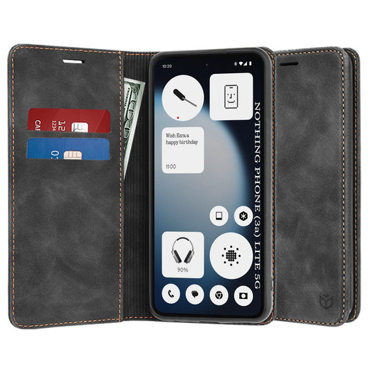 Husa pentru Nothing Phone (3a) Lite, Techsuit, Confy, Neagra