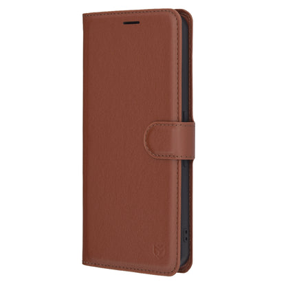 Husa pentru Nothing Phone (3a) Pro, Techsuit, Leather Folio, Maro