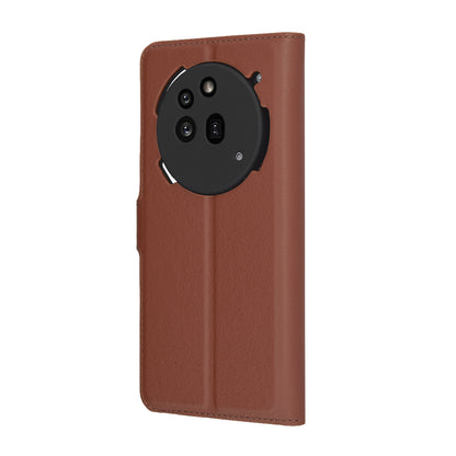 Husa pentru Nothing Phone (3a) Pro, Techsuit, Leather Folio, Maro