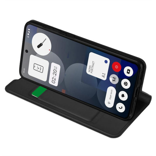 Husa pentru Nothing Phone (3a) Pro, Techsuit, Magskin Book, Neagra