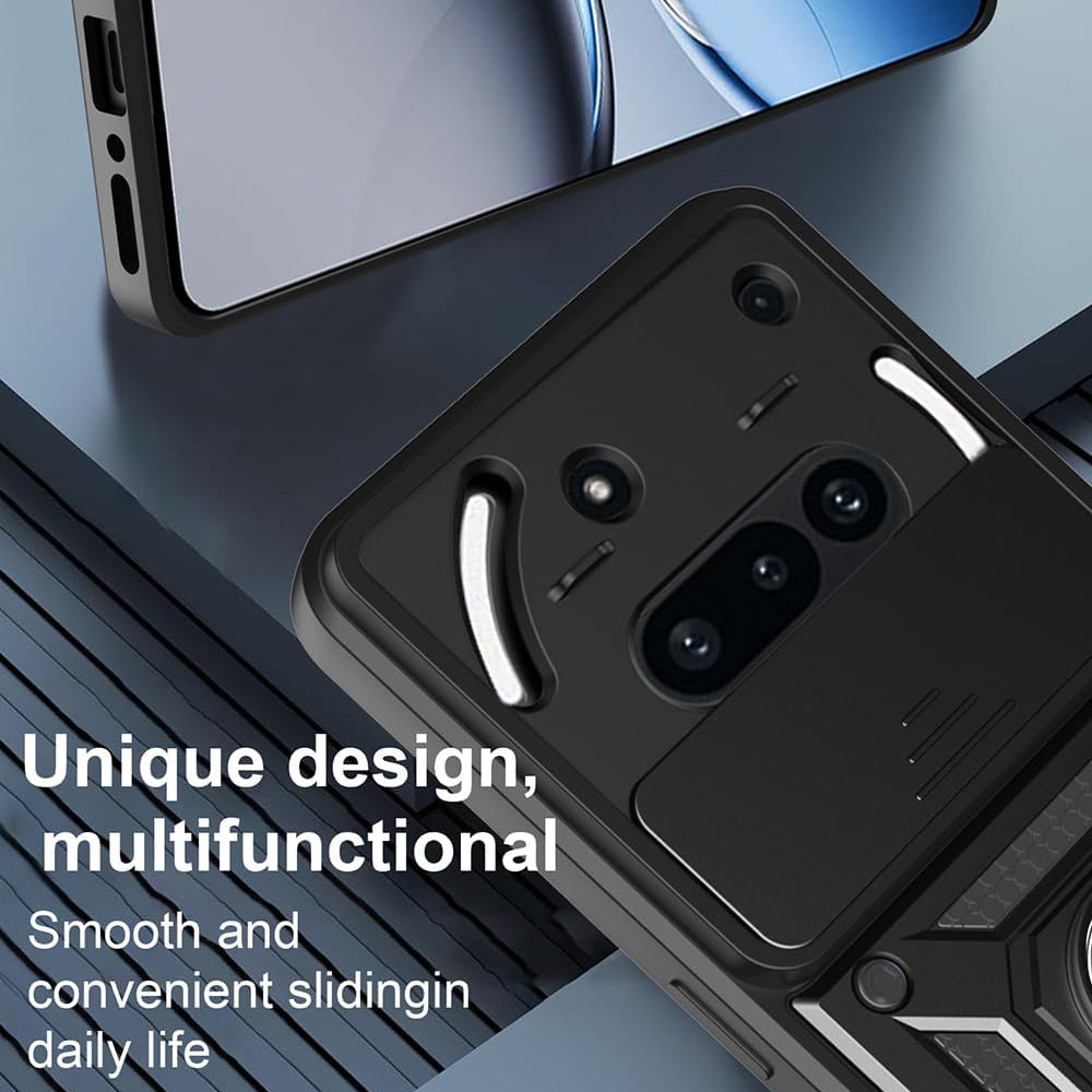 Husa pentru Nothing Phone (3a), Techsuit, CamShield, Roz