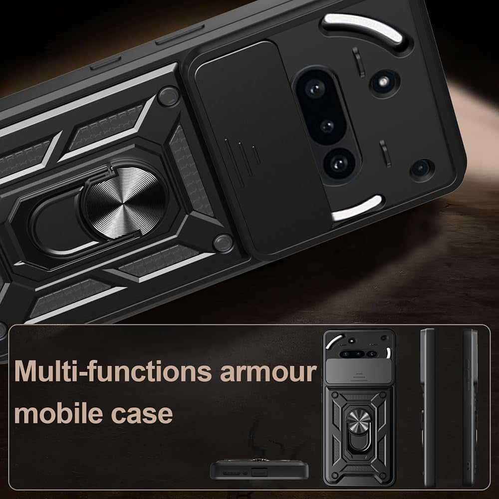 Husa pentru Nothing Phone (3a), Techsuit, CamShield, Verde