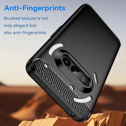Husa pentru Nothing Phone (3a), Techsuit, Carbon, Albastra