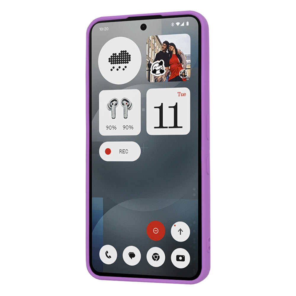 Husa pentru Nothing Phone (3a), Techsuit, SoftFlex, Mov