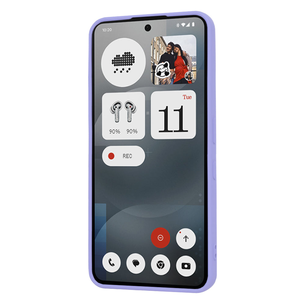 Husa pentru Nothing Phone (3a), Techsuit, SoftFlex, Mov Deschis