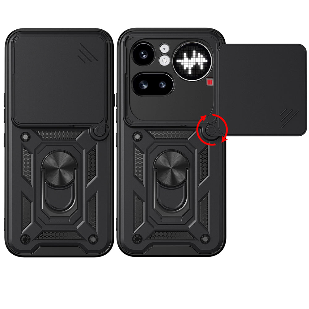 Husa pentru Nothing Phone (4a) Pro, Techsuit, CamShield, Neagra