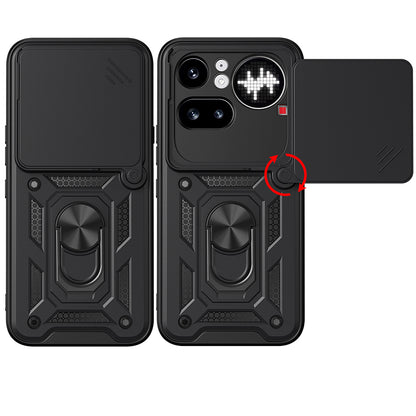 Husa pentru Nothing Phone (4a) Pro, Techsuit, CamShield, Neagra