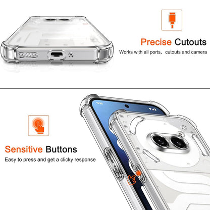 Husa pentru Nothing Phone (4a) Pro, Techsuit, Shockproof Clear, Transparenta