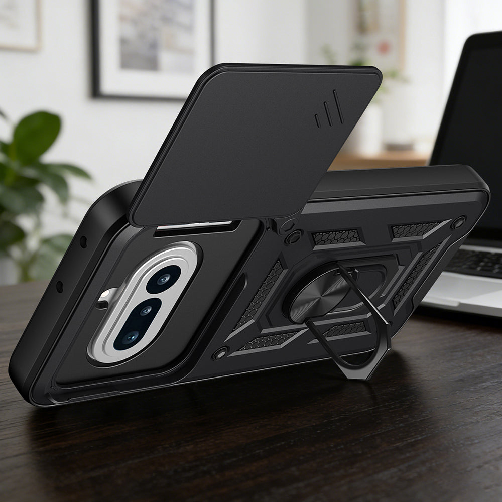 Husa pentru Nothing Phone (4a), Techsuit, CamShield, Albastra
