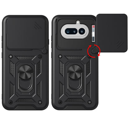 Husa pentru Nothing Phone (4a), Techsuit, CamShield, Neagra