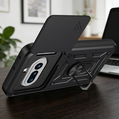 Husa pentru Nothing Phone (4a), Techsuit, CamShield, Neagra