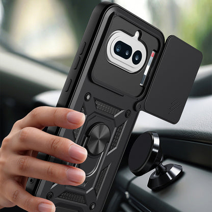 Husa pentru Nothing Phone (4a), Techsuit, CamShield, Neagra