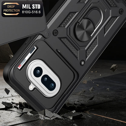 Husa pentru Nothing Phone (4a), Techsuit, CamShield, Neagra