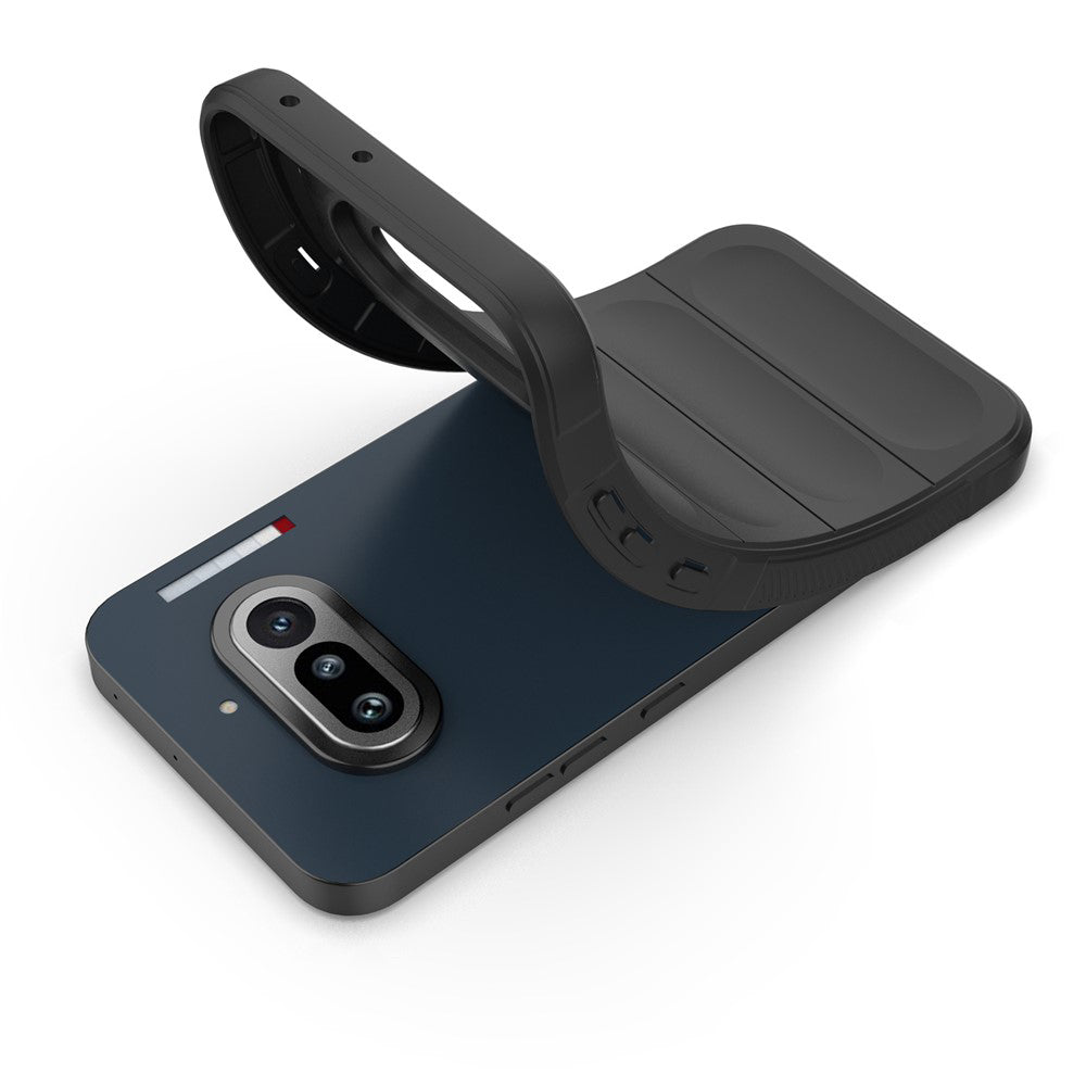 Husa pentru Nothing Phone (4a), Techsuit, Magic Shield, Neagra