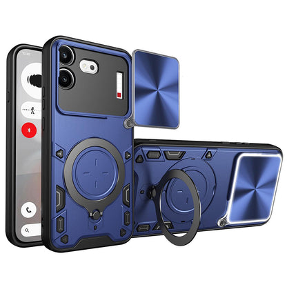 Husa pentru Nothing Phone (4b), Techsuit, CamGuard Pro, Albastra