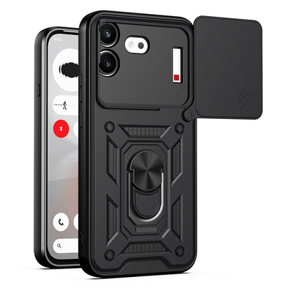 Husa pentru Nothing Phone (4b), Techsuit, CamShield, Neagra