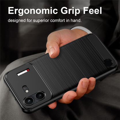 Husa pentru Nothing Phone (4b), Techsuit, Carbon, Neagra