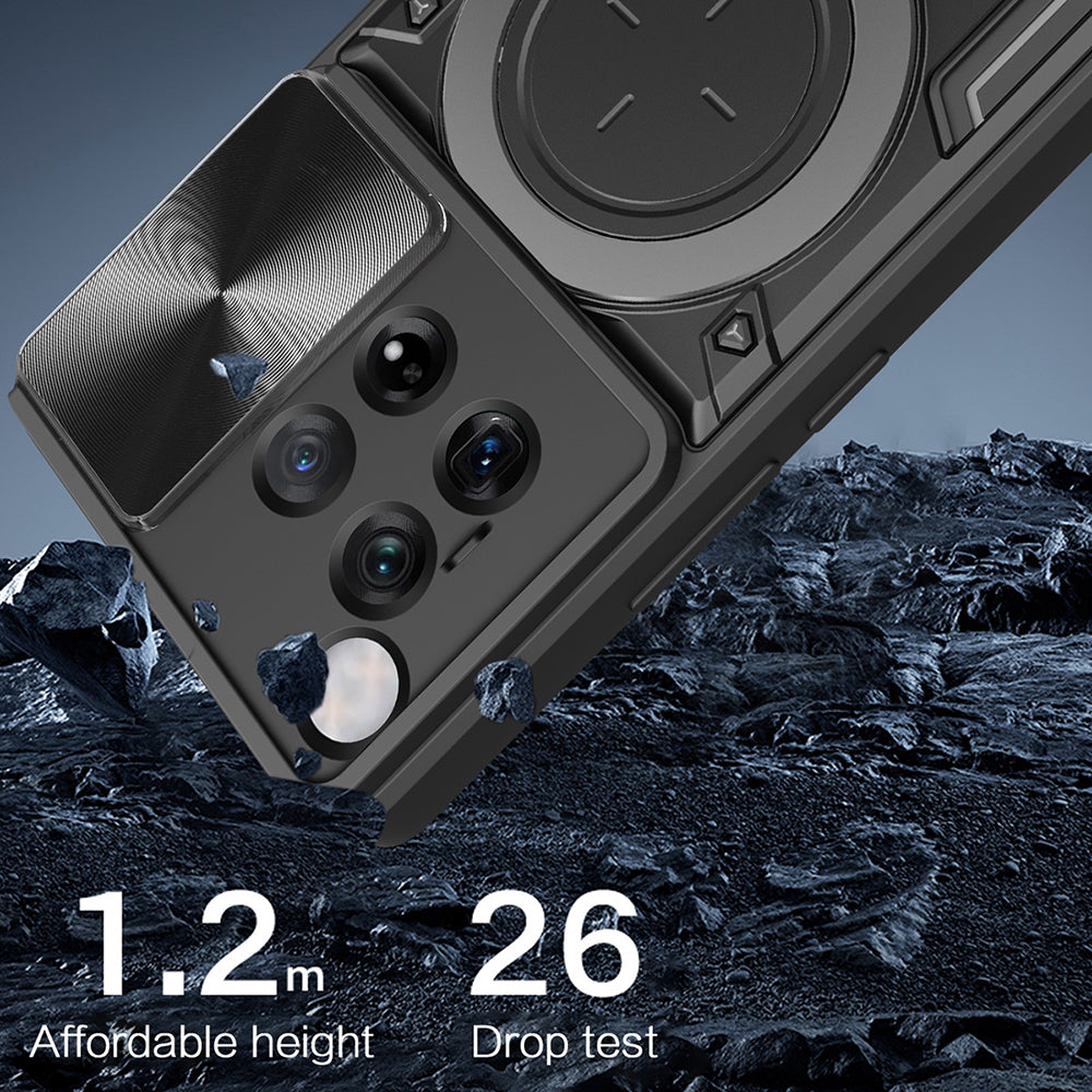 Husa pentru OnePlus 12, Techsuit, CamGuard Pro, Neagra