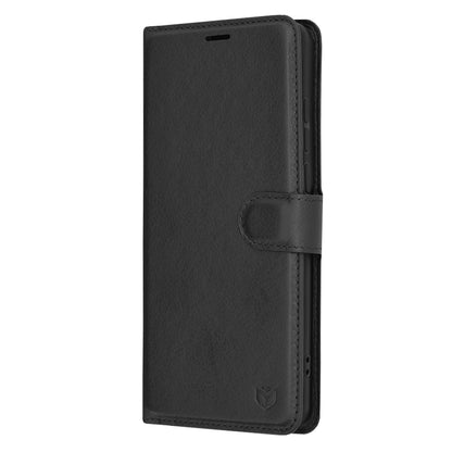 Husa pentru OnePlus 12, Techsuit, Leather Folio, Neagra