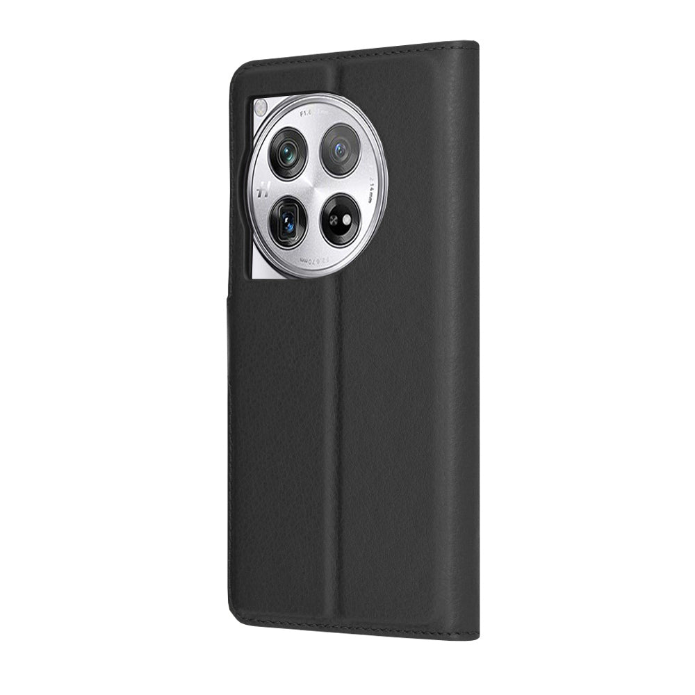 Husa pentru OnePlus 12, Techsuit, Leather Folio, Neagra