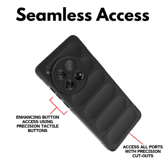 Husa pentru OnePlus 12, Techsuit, Magic Shield, Neagra