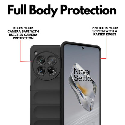 Husa pentru OnePlus 12, Techsuit, Magic Shield, Neagra