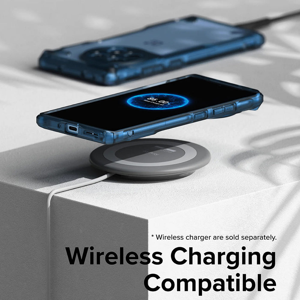 Husa pentru OnePlus 12R, Ringke, Fusion X, Albastra