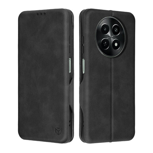 Husa pentru OnePlus 12R, Techsuit, Safe Wallet Plus, Neagra