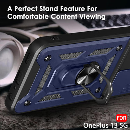 Husa pentru OnePlus 13, Techsuit, CamShield, Albastra