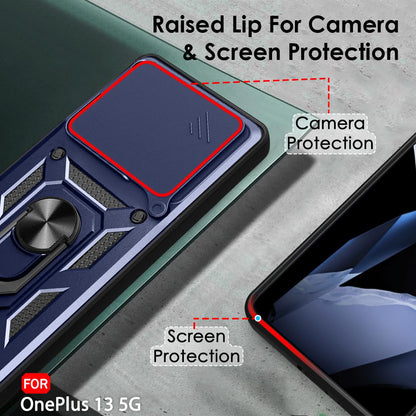 Husa pentru OnePlus 13, Techsuit, CamShield, Albastra