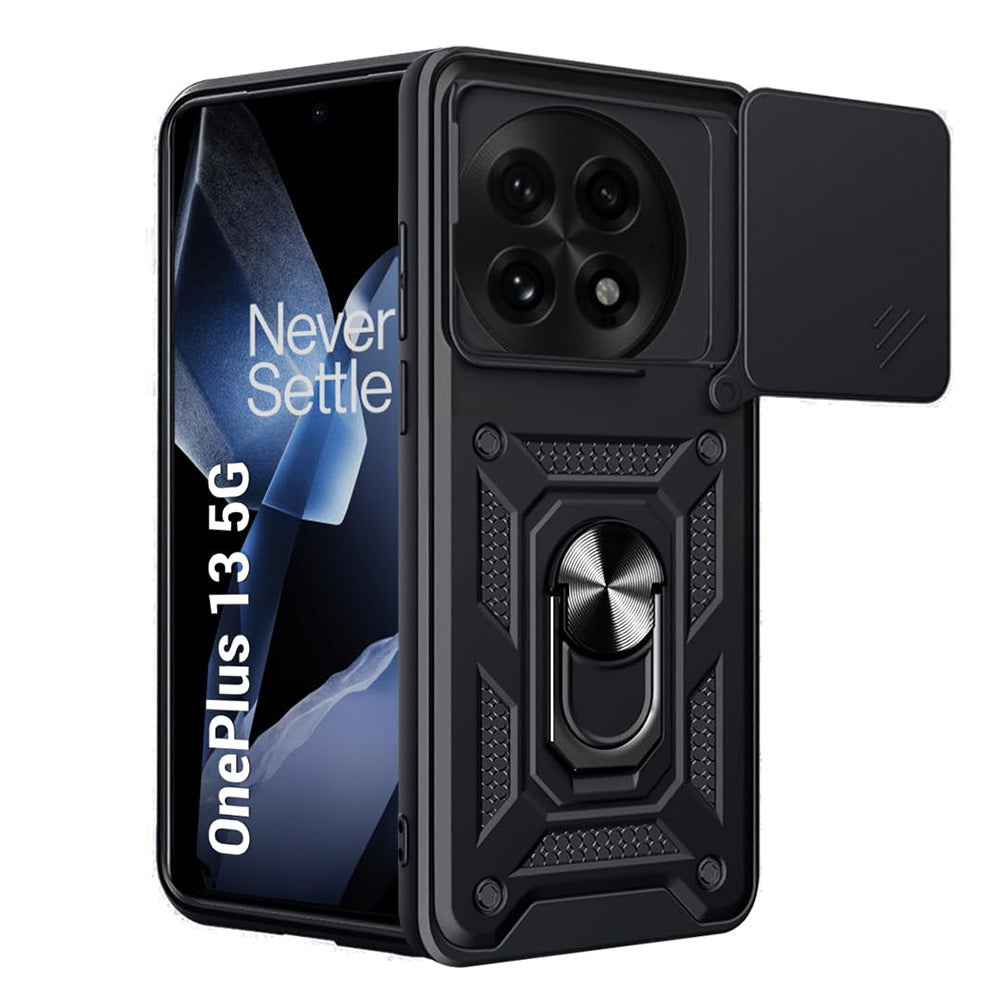 Husa pentru OnePlus 13, Techsuit, CamShield, Neagra