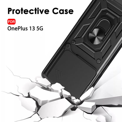 Husa pentru OnePlus 13, Techsuit, CamShield, Neagra